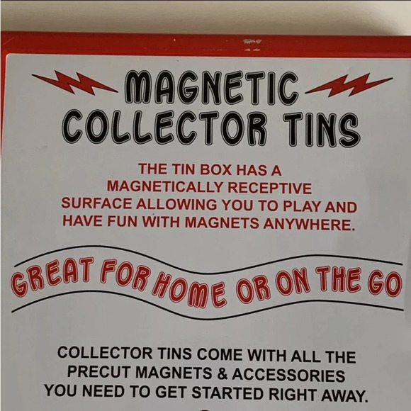 Vintage Magnetic Fashion Dress Up Set Storage Tin On The Go Travel 40pc Magnets - Picture 14 of 16